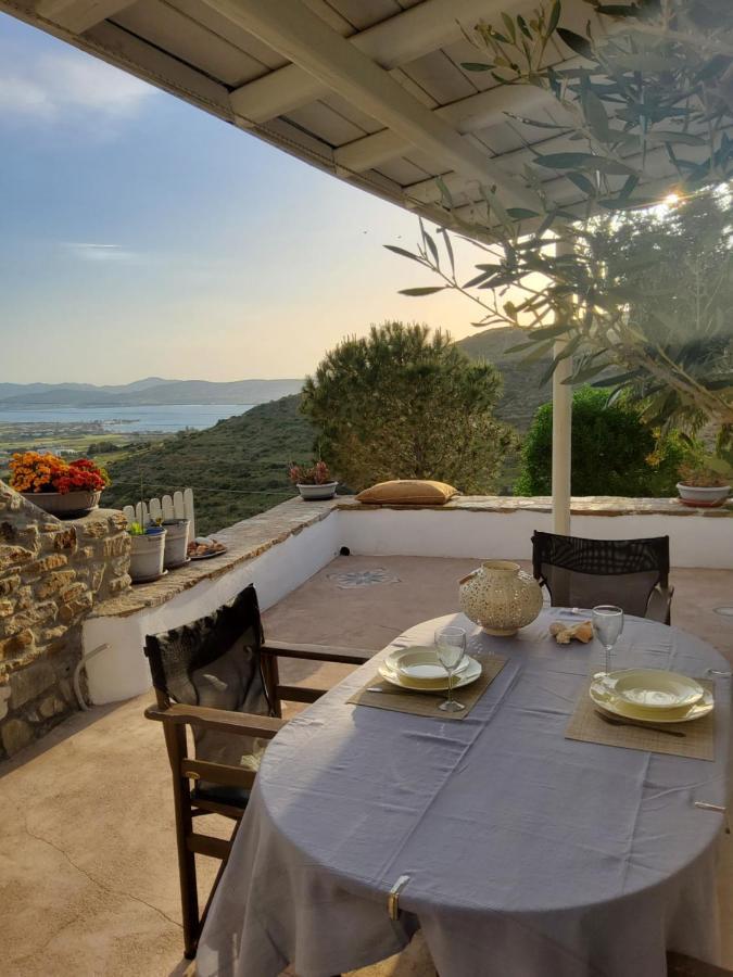 Moni Christou Dasous Romantic Sunset Cycladic House In Sotires מראה חיצוני תמונה