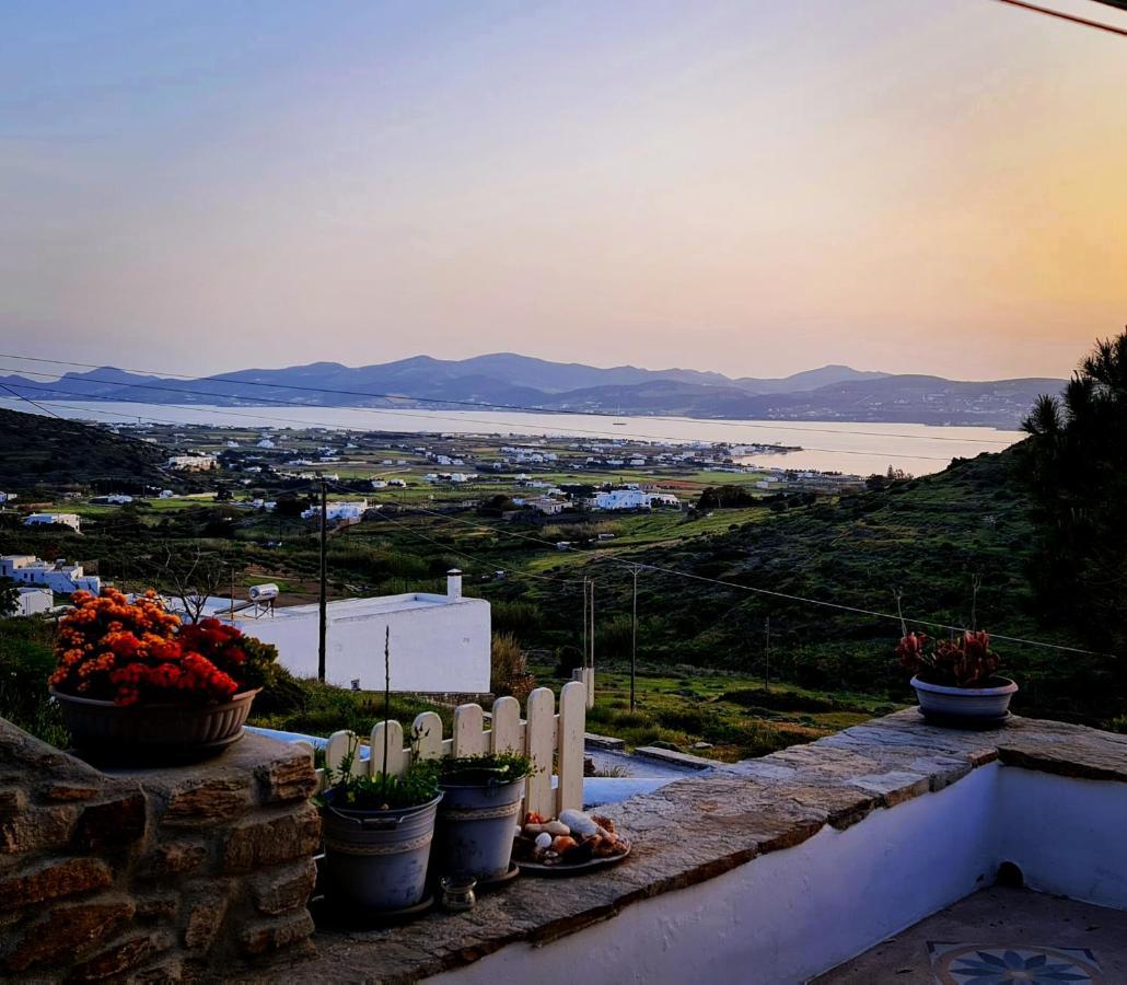 Moni Christou Dasous Romantic Sunset Cycladic House In Sotires מראה חיצוני תמונה